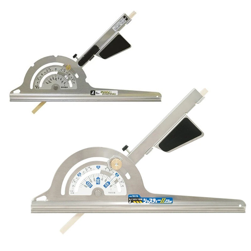 Shinwa Circular Saw Guide Ruler | 9.1 Inch Stainless Steel | Quick-Adjust Precision Tool - Image 2
