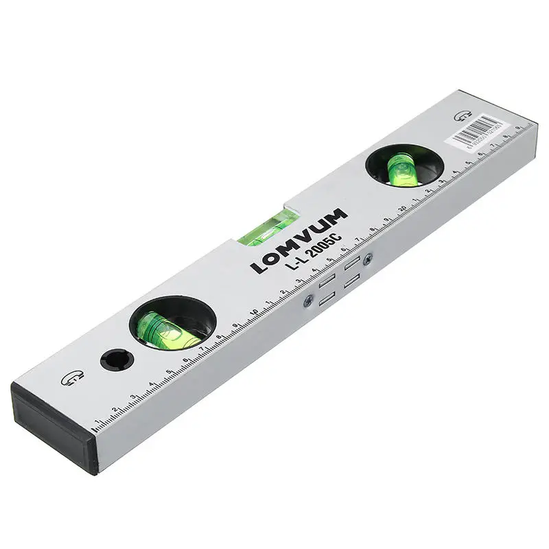 LOMVUM 300mm Magnetic Spirit Level | High Precision Ruler with Bubbles - Image 2