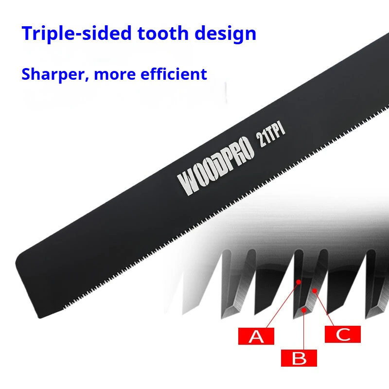 SK5 Pruning Saw - Interchangeable Blades 17/19/21 TPI - PTFE Coated Anti-Slip Handle - Image 5