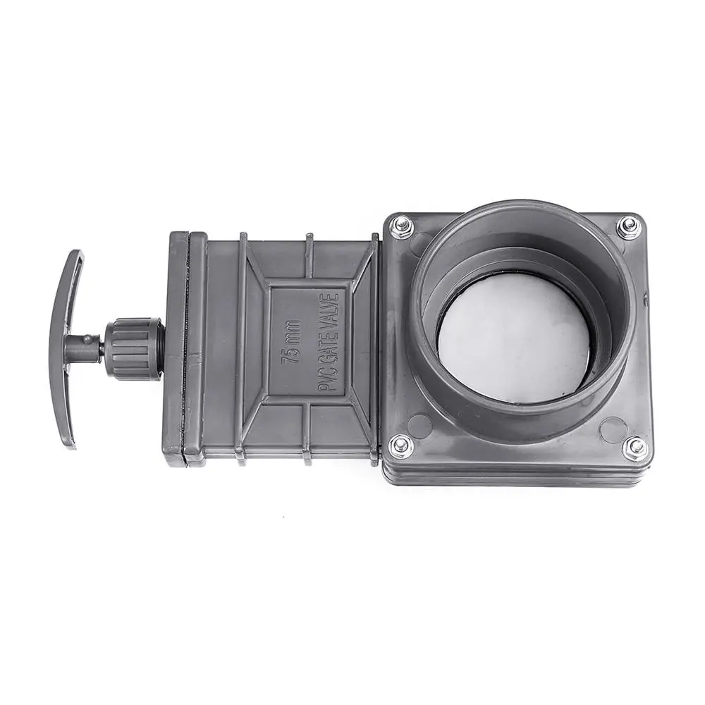 DN65 3 Inch UPVC Sewage Gate Valve - EPDM Stainless Steel - 0.35Mpa Pull Plate - Image 2