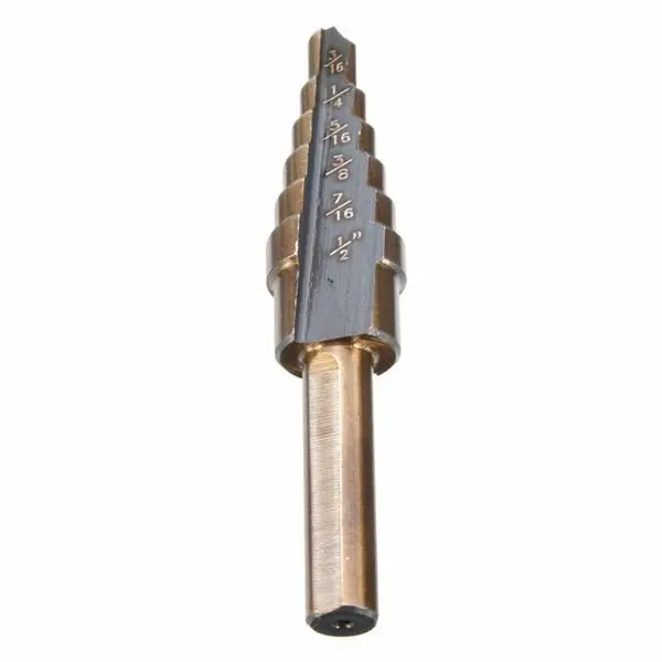 M7 HSS Step Drill Bit Set - 3 Piece | 3/16-7/8 Inch Range for Metal - Image 4
