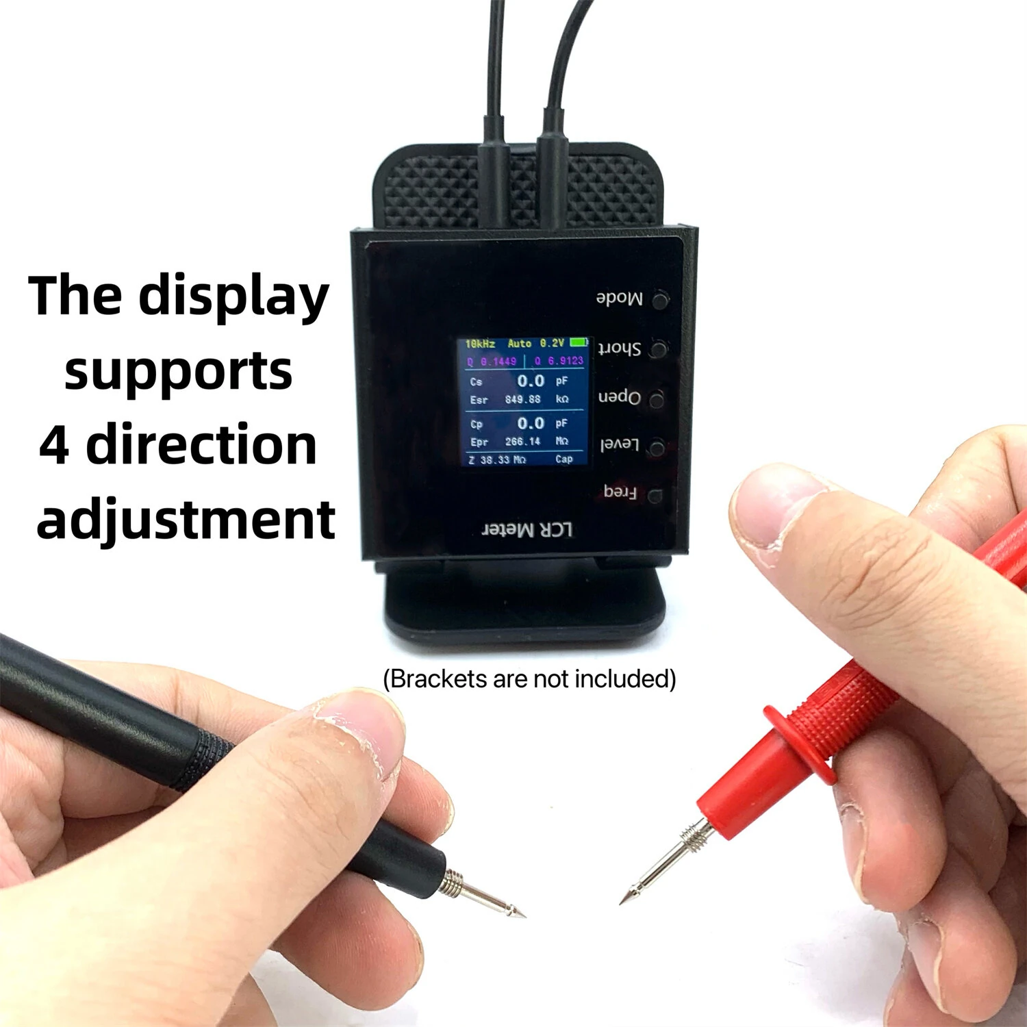 LCR-P1 Pro Smart LCR Tester - Capacitance Inductance Resistance ESR | 1.54-inch Color Screen & 1200mAh Battery - Image 3