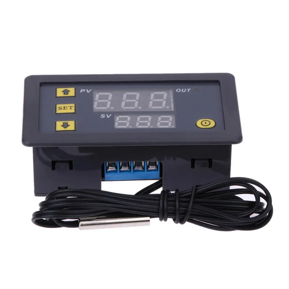 W3230 Digital Thermostat - AC 110V-220V / DC 12V Heating Cooling Controller with LED Display - Image 2