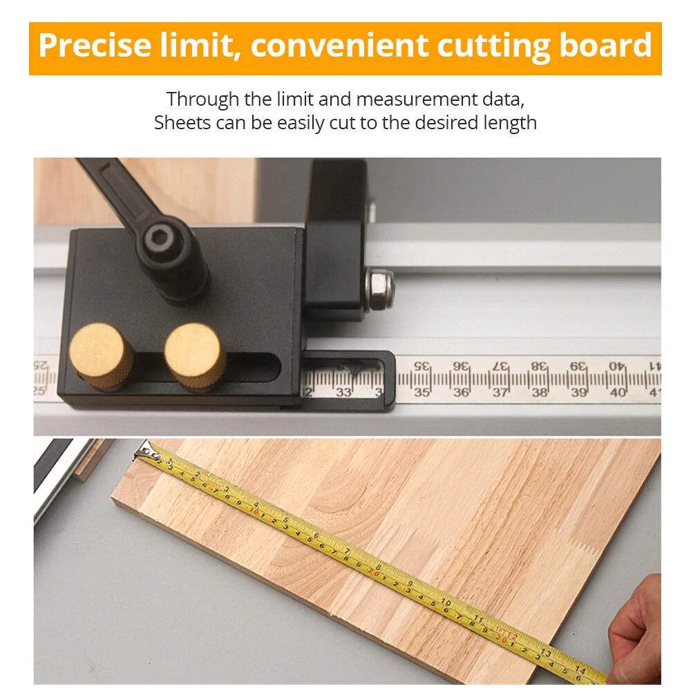 Wnew Precision Guide Rail Limit Cutting Tool | Robust & Versatile for Woodworking | For Makita & Festool - Image 3