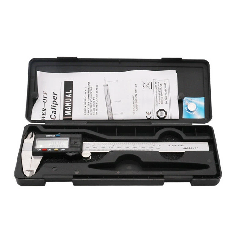 Electronic Digital Vernier Caliper - 150mm Stainless Steel | Woodworking Measuring Tool - Image 5