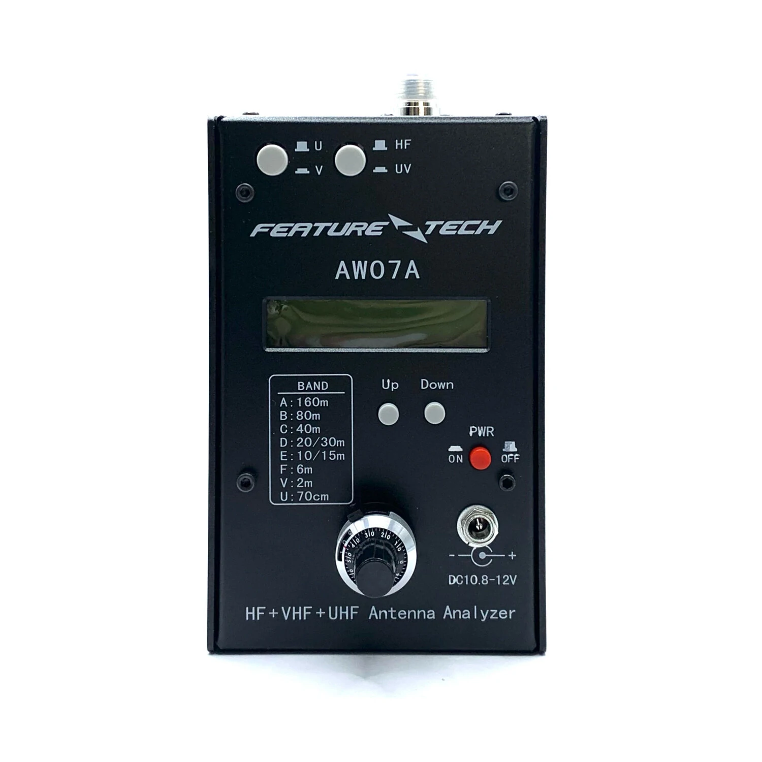 HF UV AW07A Antenna Analyzer - 160M to 490Mhz HF/VHF/UHF - SWR Meter for Ham Radio - Image 4