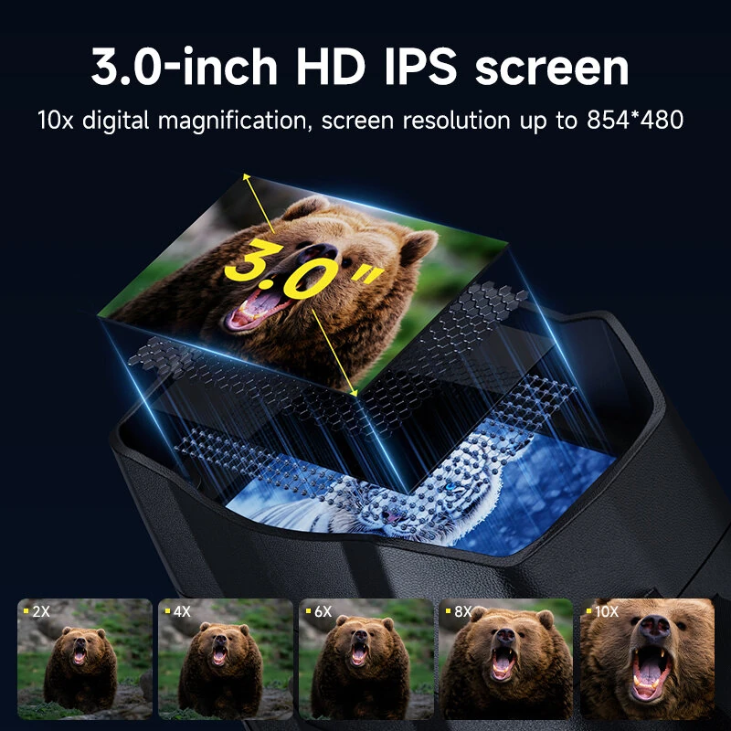 326 Night Vision Device | 4K Ultra HD, 10x Zoom, 800m Range, 512G Storage - Image 4