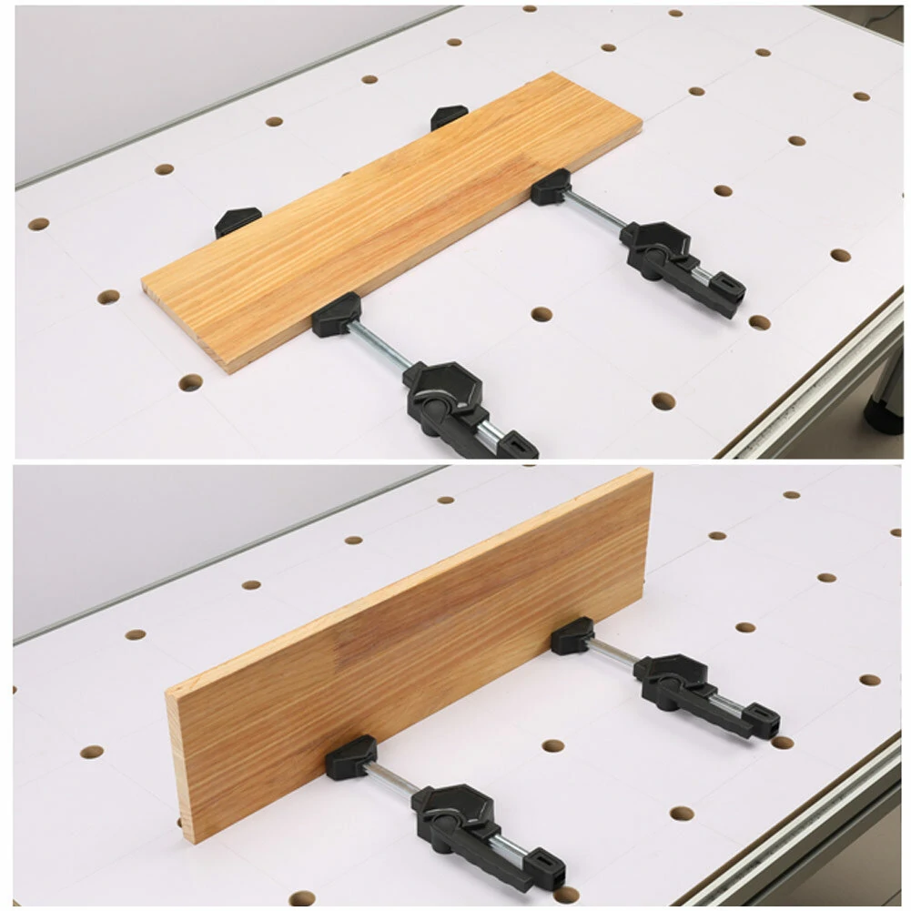 Wnew 2PCS/4PCS MFT Table Clamps - Quick Ratchet Release Speed Squeeze for 20mm Dog Hole Workbench - Image 5