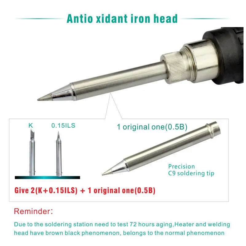 CXG C60W Solder Iron - LCD Digital Display, 300-450°C, NCT, Electric Soldering Iron - Image 5
