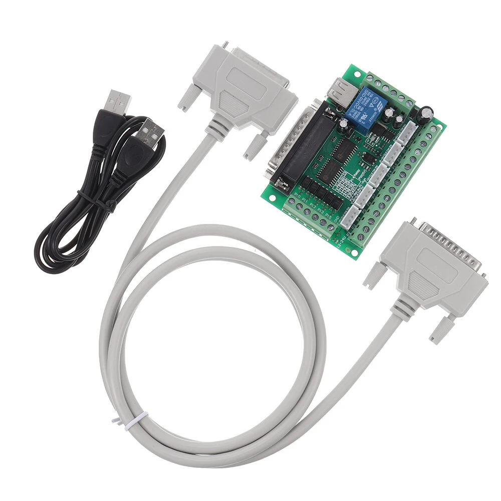 5 Axis Stepper Driver for Mach3 | Anti-Reverse Protection Module | CNC Controller Board - Image 3