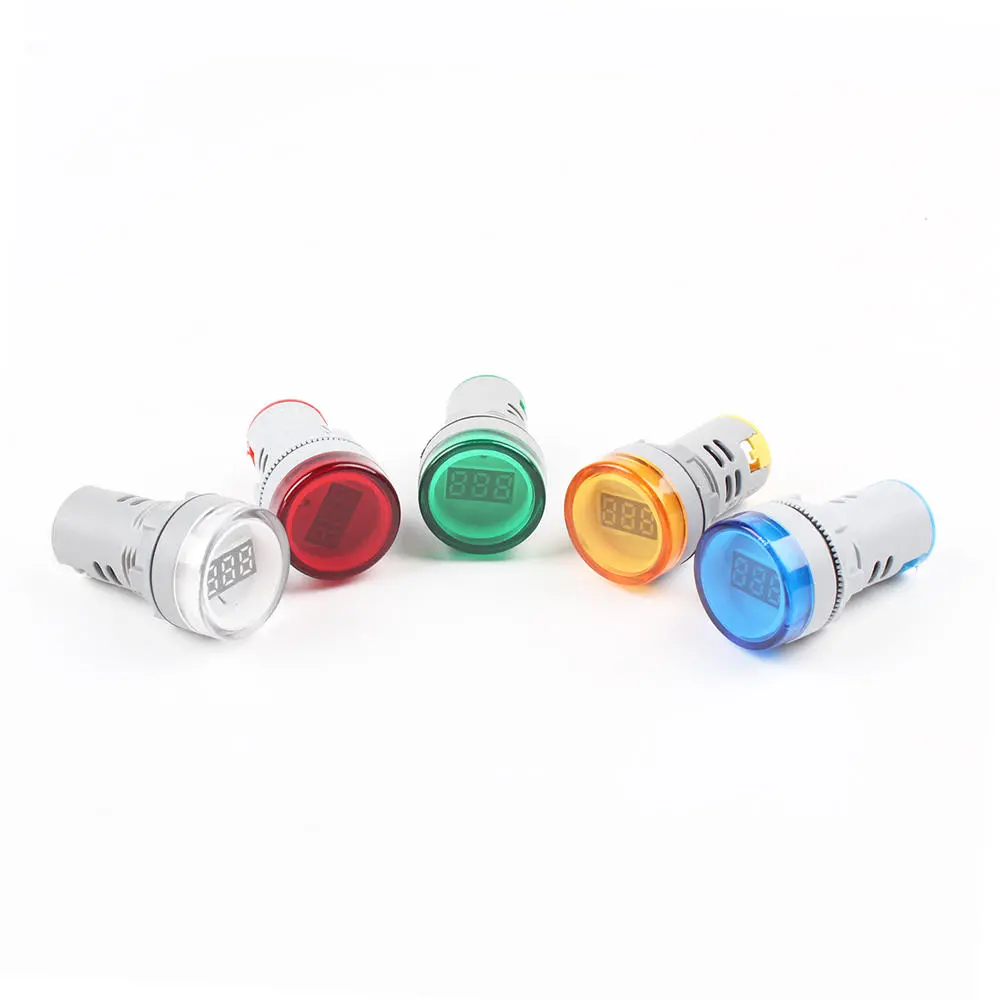 AD16-22DSV Mini Voltage Meter - 22MM LED Digital Display AC Voltmeter | 110V 220V - Image 2