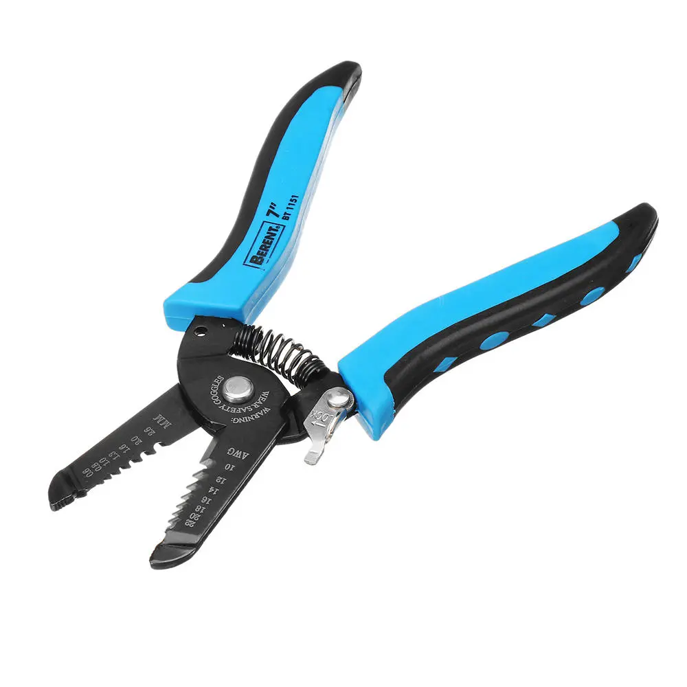 BERENT BT1151 Wire Stripper Plier | 10-22AWG 0.6-2.6mm | Hardened Steel - Image 4
