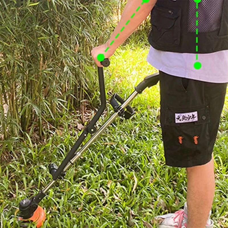 Ergonomic Adjustable Trimmer Handle Extension - Lightweight Aluminum Alloy - Universal Weed Eater Tool - Image 3