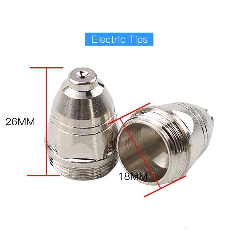 20Pcs P80 Plasma Cutter Tips & Electrodes - For 80A 100A CUT80 CUT100 WSM - Image 5