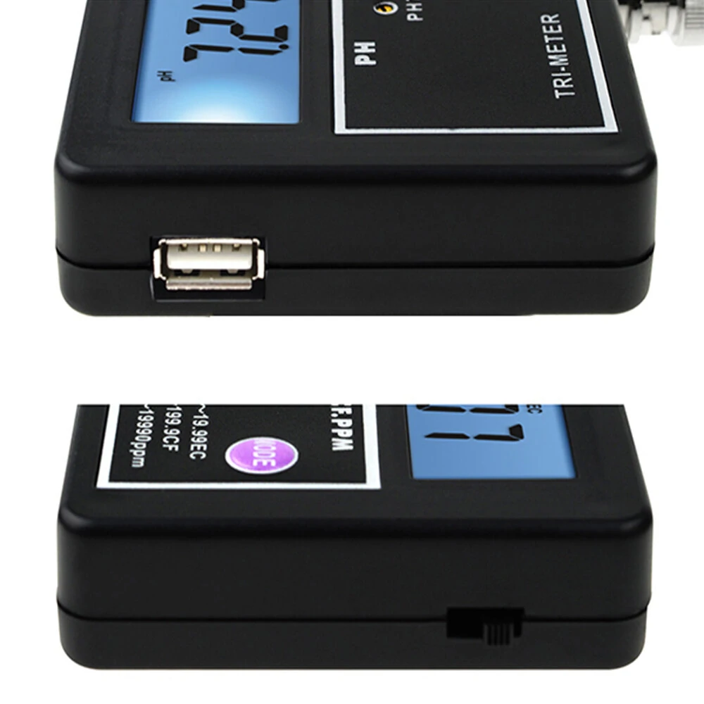5 in 1 Water Quality Tester - PH EC TDS Temp Meter for Aquarium Pool Hydroponics - Image 3