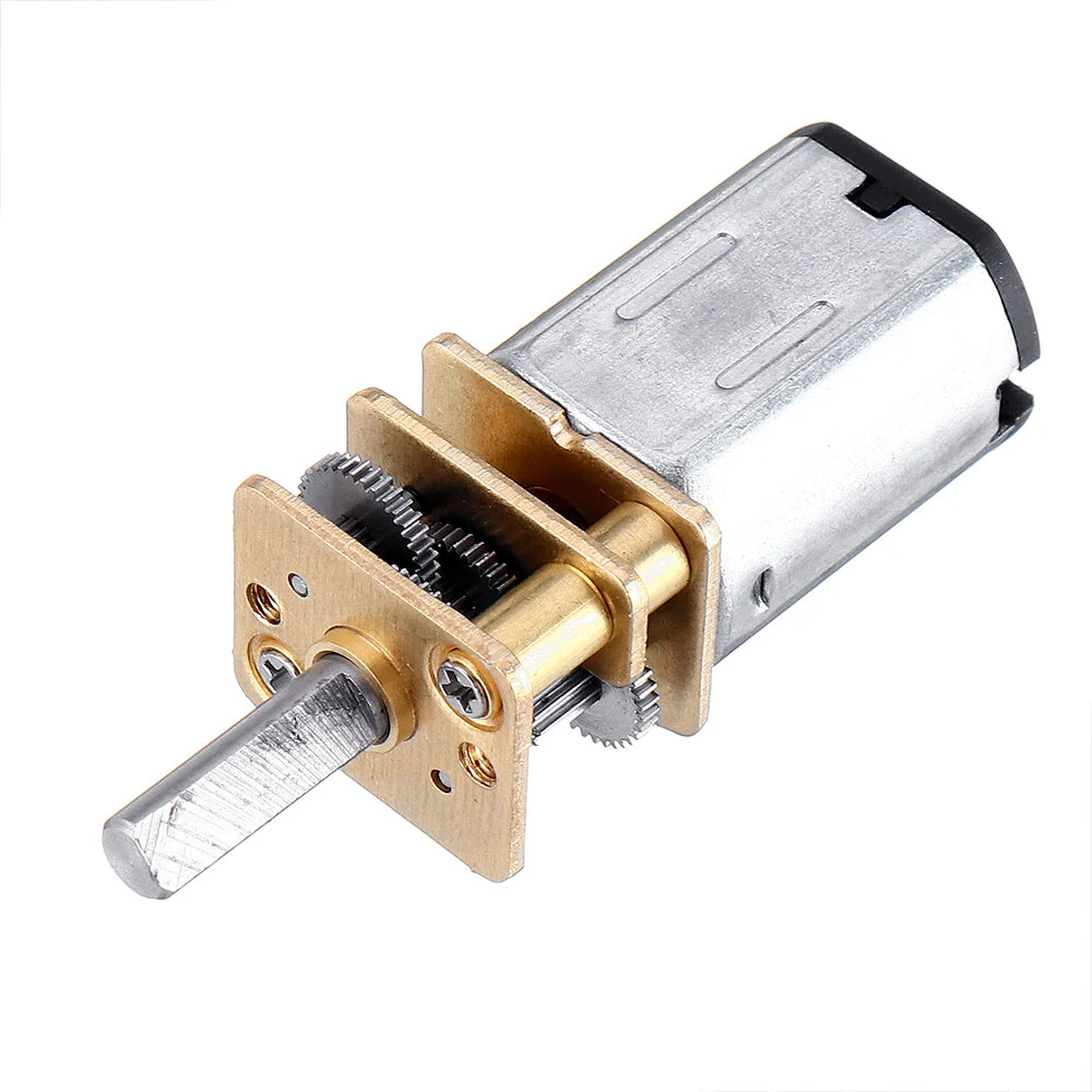 Machifit 10Pcs DC 3V 40RPM Micro GM12-N20 Gear Motor | Metal Gearbox Reducer - Image 3