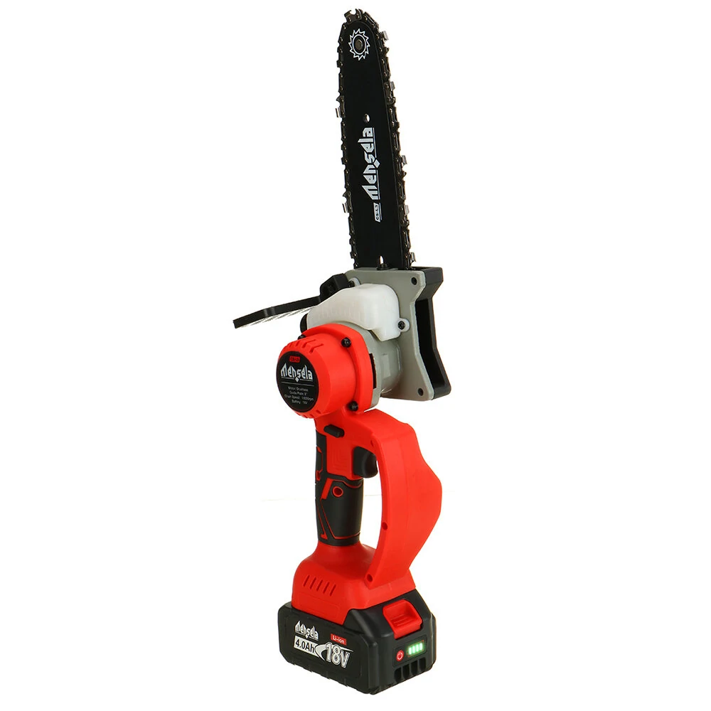 Mensela CS-L3 8-Inch Cordless Brushless Chainsaw | 4Ah Battery for Tree Trimming & Wood Cutting - Image 3