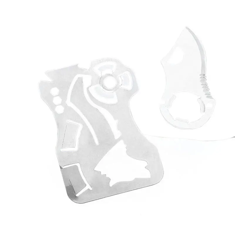 EDC Multifunctional Tool - Mini Bottle Opener & Screwdriver - Stainless Steel Folding Camping Tool - Image 2