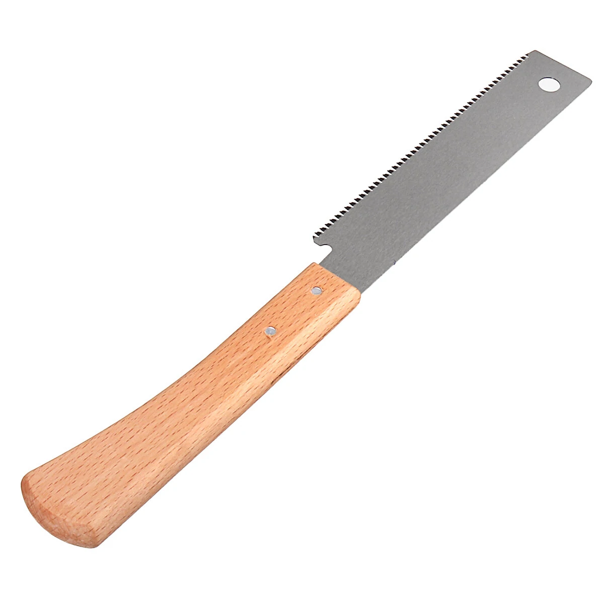 Mini Woodworking Hand Saw - Double Sided SK5 Steel Blade & Fine Tooth | Wood Handle - Image 3