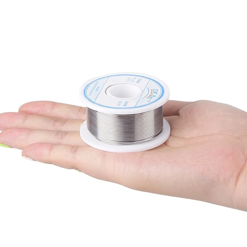 JCD 60/40 Tin Lead Solder Wire - 0.8mm 1.0mm 1.5mm Rosin Core | 45FT - Image 2