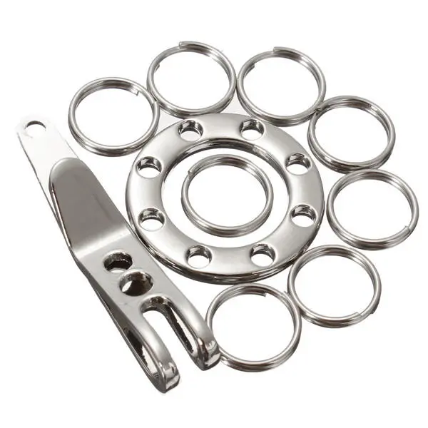 Stainless Steel Money Clip Carabiner | EDC Keychain & Multi-Tool - Image 3