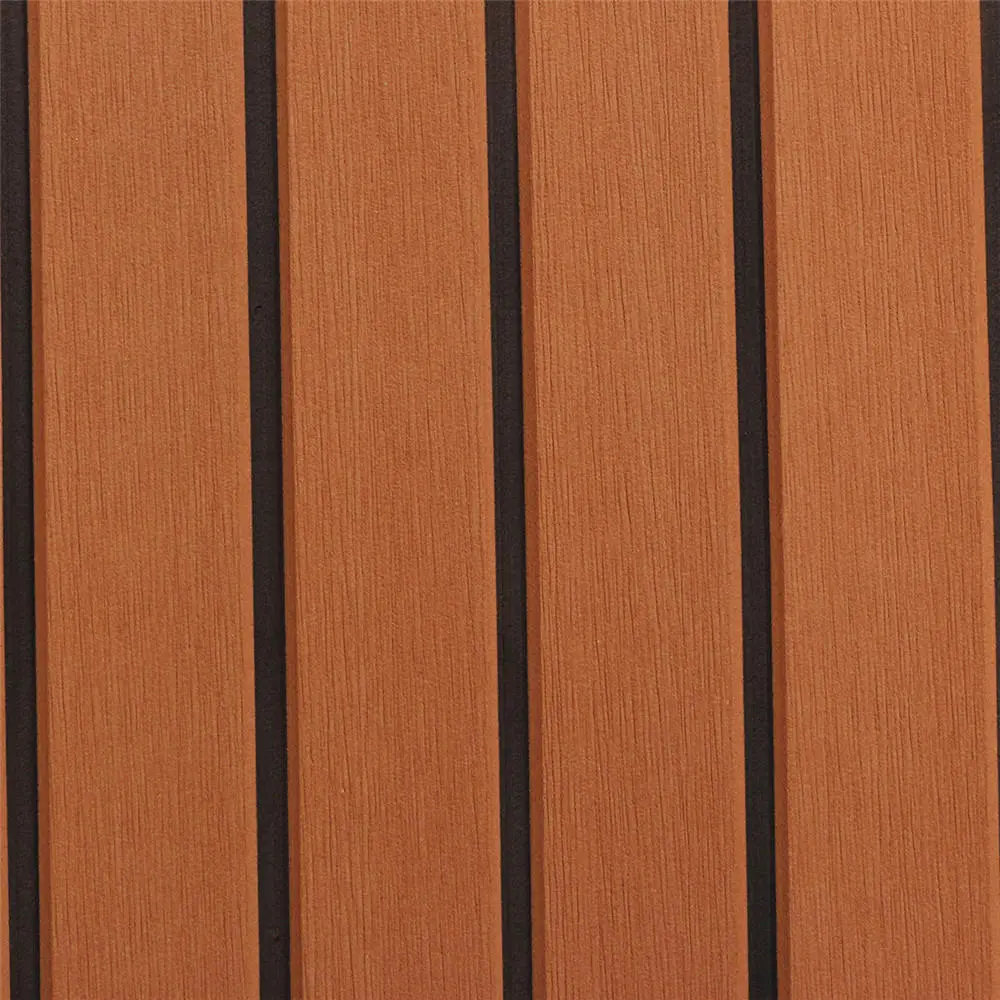 Upgrade Brown EVA Foam Boat Flooring - 6mm Thick Faux Teak Decking Sheet 240x120cm - Image 5