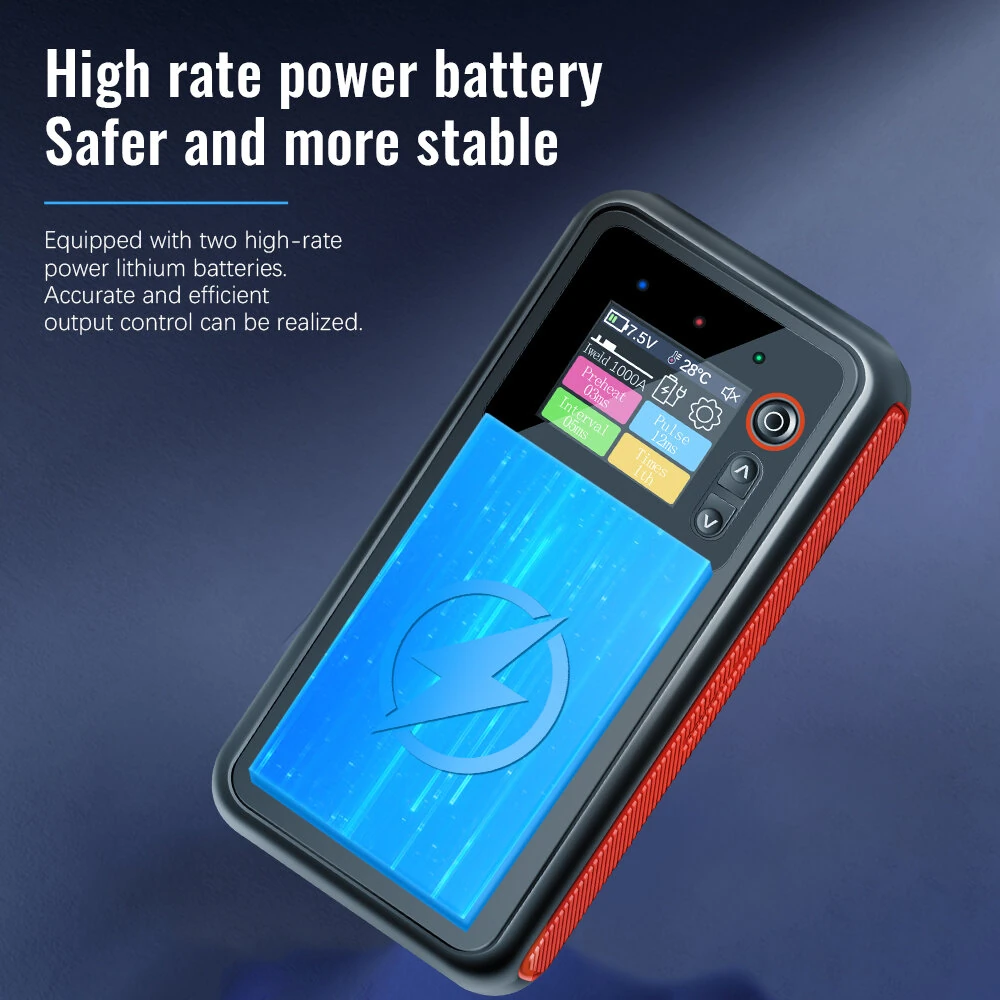 TK-10B 2in1 Portable Spot Welder | 5000mAh Battery & Fast Charging | 1.8inch LCD Screen - Image 4