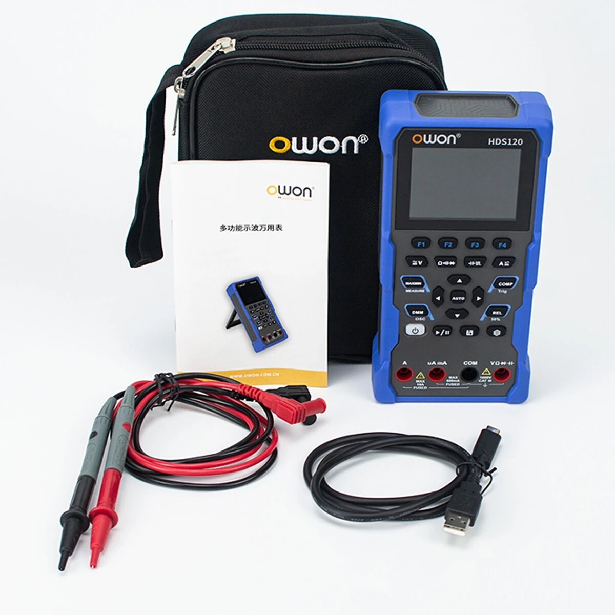 OWON HDS120 Digital Multimeter Oscilloscope | 1MHz Bandwidth | 1000V DC - Image 2