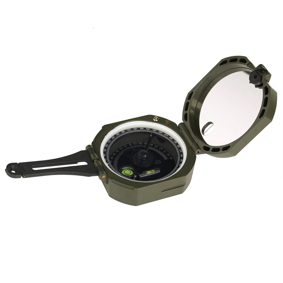 SVBONY Pocket Transit Lensatic Compass - Waterproof for Hiking, Camping & Survival - Image 2
