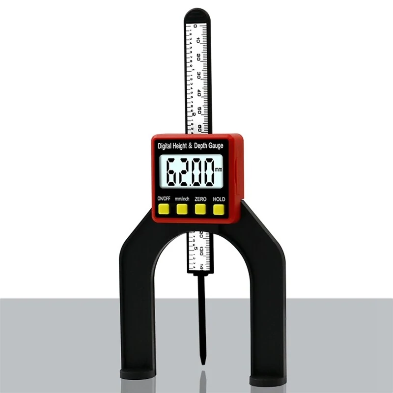 Digital Depth Gauge 0-80mm | 0.01mm LCD Altimeter - Woodworking Ruler & Caliper - Image 4