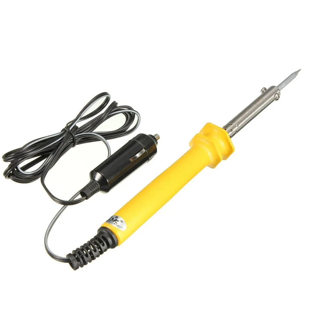 GJ DC 12V 30W Low Voltage Soldering Iron - Bevel Tip with Cigarette Lighter Plug - Image 2