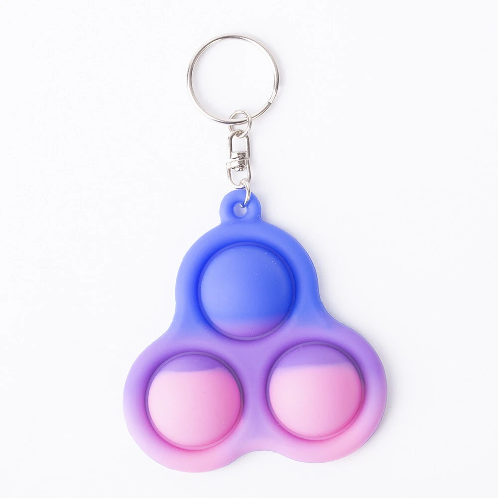 Mini Sensory Fidget Keychain | Push Pop Bubble for Stress Relief & Anxiety - Kids Teens Adults - Image 4