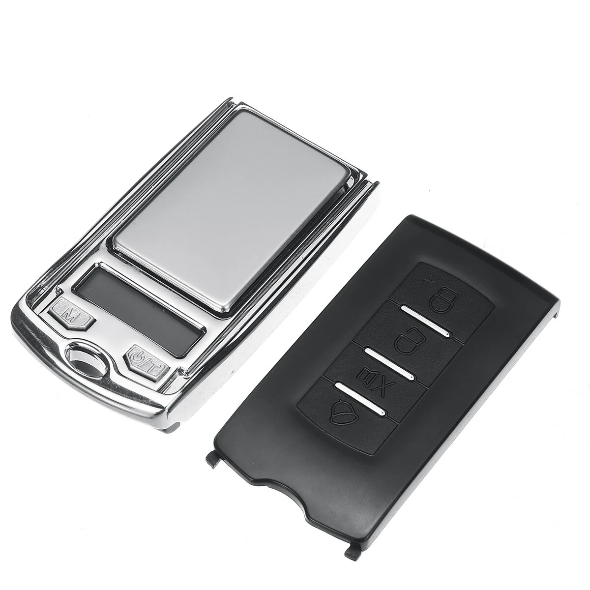 Car Key Digital Pocket Scale - 0.01g to 100g Mini Jewelry Weighing | Silver - Image 3