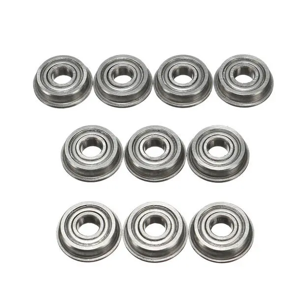 F695ZZ Flanged Ball Bearing - 5x13x4mm Double Shielded - 10 Pack - Image 4