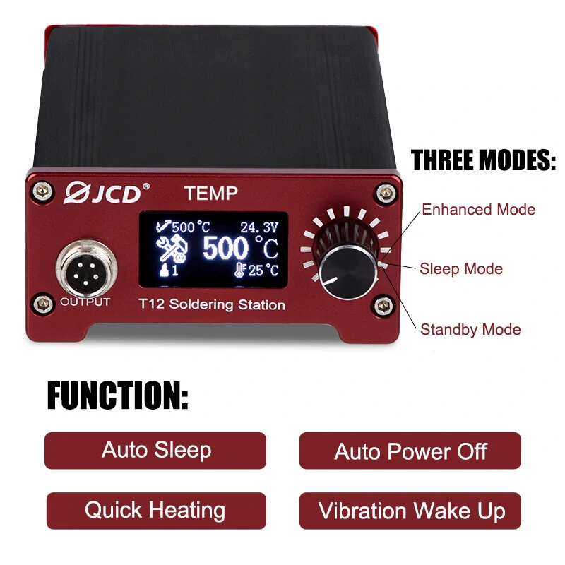 JCD T12 DIY Soldering Station Kit | Digital Display & Adjustable Temperature - Image 5