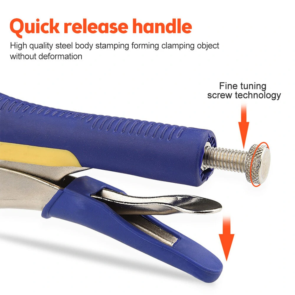 Heavy Duty C Clamp Locking Pliers - 6 to 18 Inch with Swivel Pads | Woodworking & Welding - Image 5