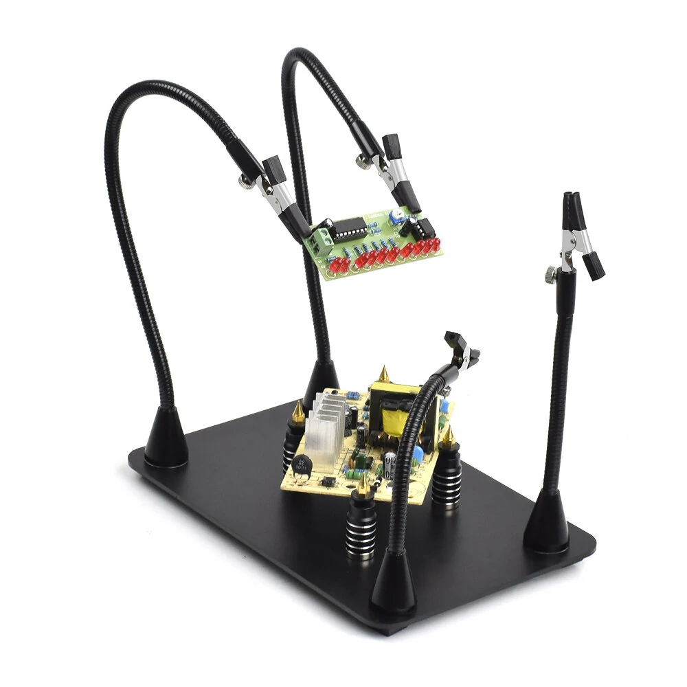 Newacalox Magnetic Soldering Third Hand | Flexible Arm PCB Holder & Iron Fixture - Image 5