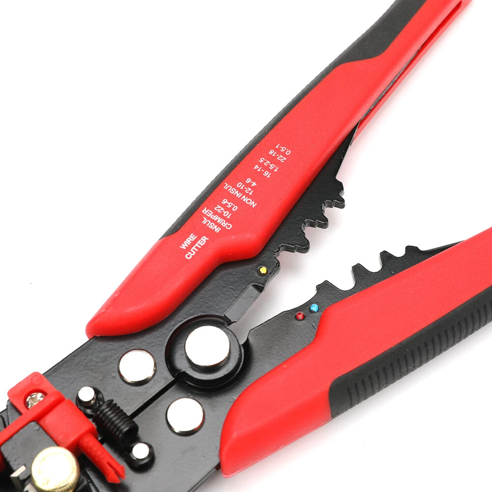 Automatic Self-Adjustable Cable Crimper - 8 Wire Stripper & Cutter Plier - Image 5