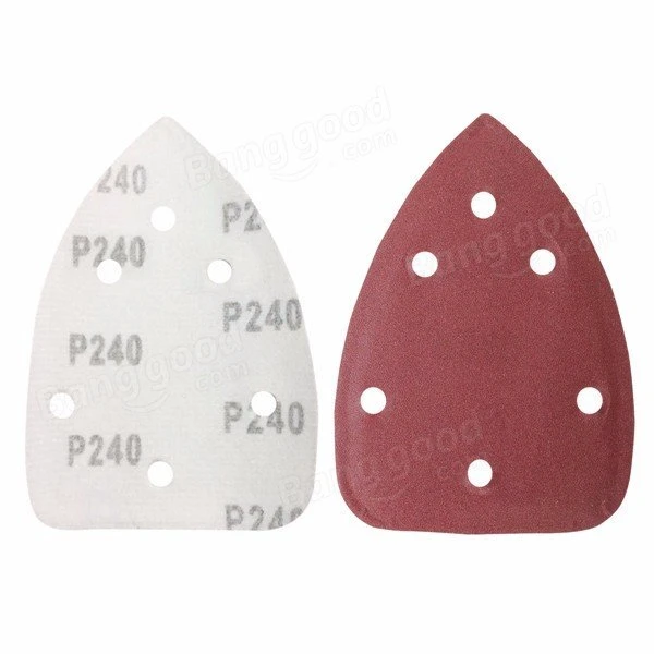 40pcs Triangle Sandpaper Sheets - 60/80/120/240 Grit - 140x100mm Sander Pads - Image 3