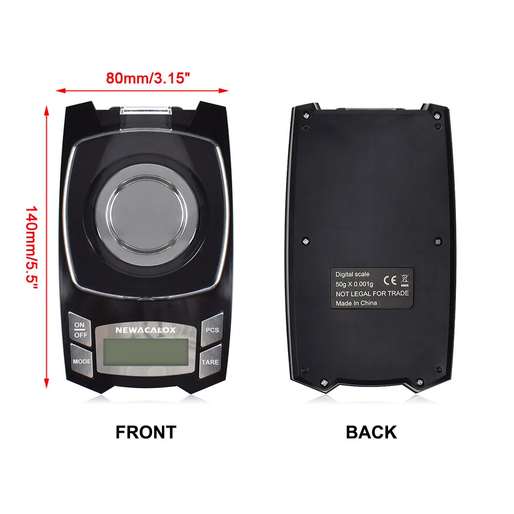 NEWACALOX Digital Jewelry Scale - 0.001g Precision - 100g/50g Capacity - USB Charging - Image 5
