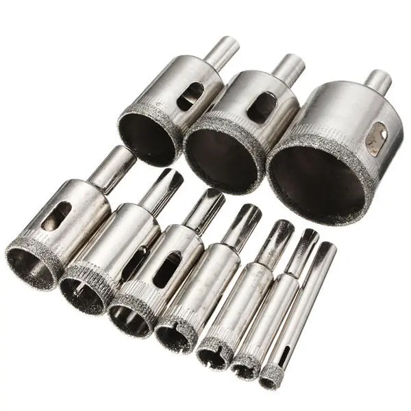 Baban 10pcs Diamond Hole Saw Drill Bit | 6-32mm for Glass Ceramic Marble - Image 4