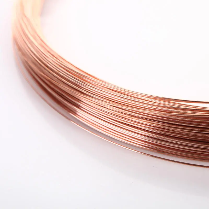 5Pcs 0.4mm T2 Red Copper Wire | 99.90% Pure Bare Wire for Crafting - Image 4