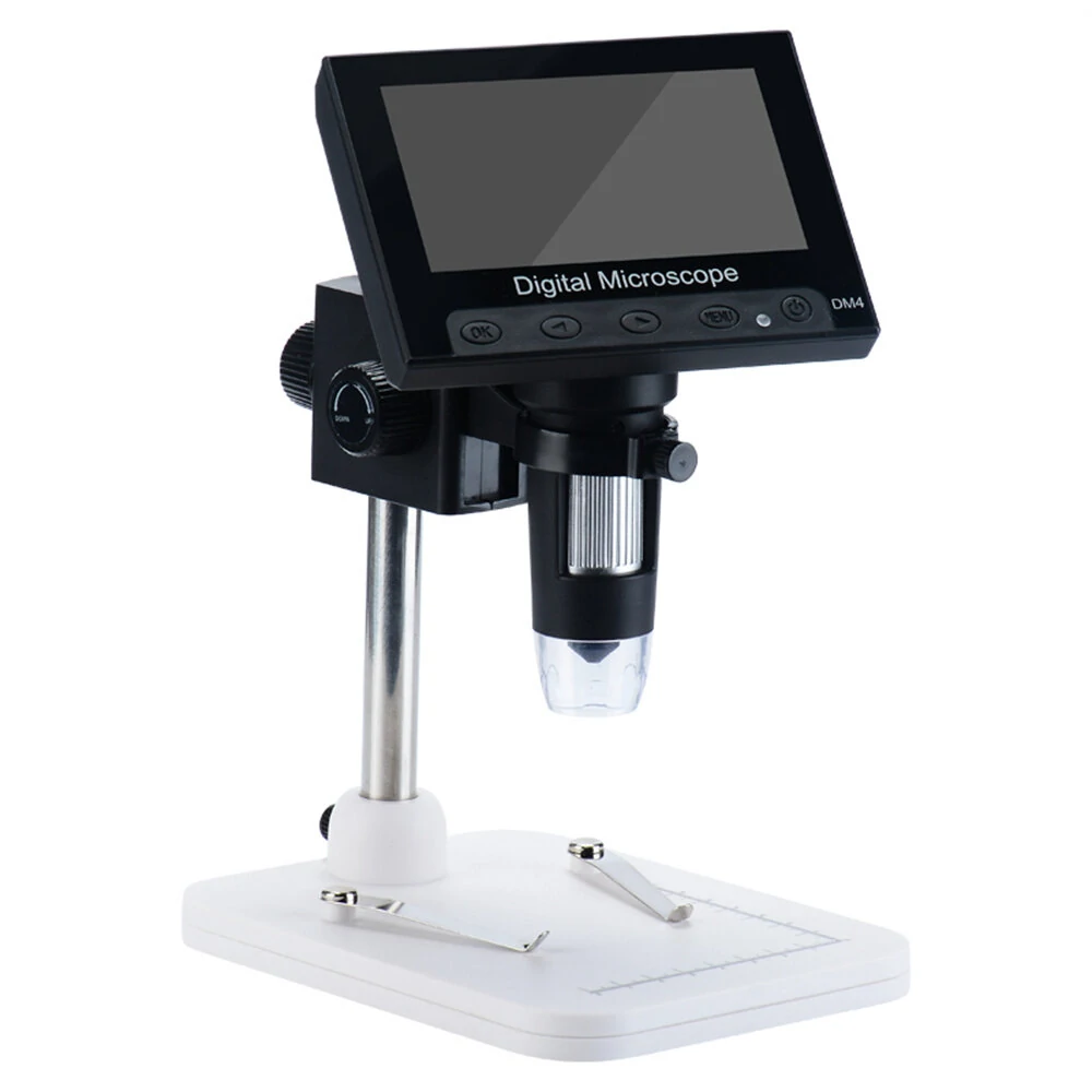 DM4-Z01B019 Digital Microscope 4.3 Display 1000X Magnification | 8 LED Lights | For Soldering & Inspection - Image 2