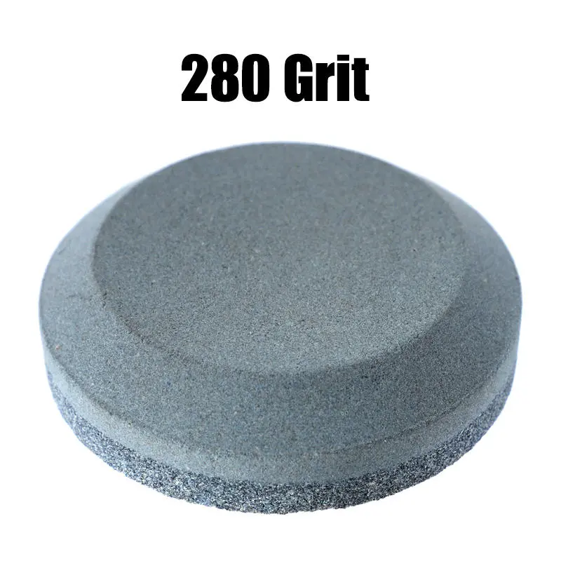 Sharpening Stone Dual Grit 120# 280# | Round Alumina Whetstone for Kitchen Knives - Image 3