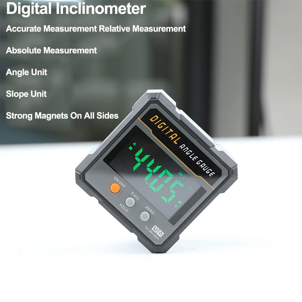 ETOPOO Digital Inclinometer - 360 Degree High-Precision Angle Measurement | Automatic Rotating Screen - Image 4