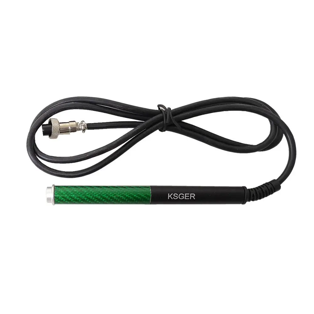 KSGER T12 Soldering Iron Handle - Aluminum Alloy & Carbon Fiber for STM32 OLED Station - Image 2