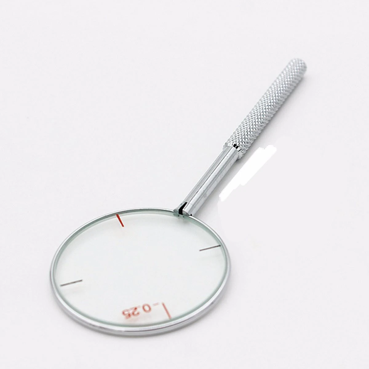 Round Optical Cross Cylinder Lens - 0.25 / 0.50 Diopters | Desktop Magnifier - Image 3