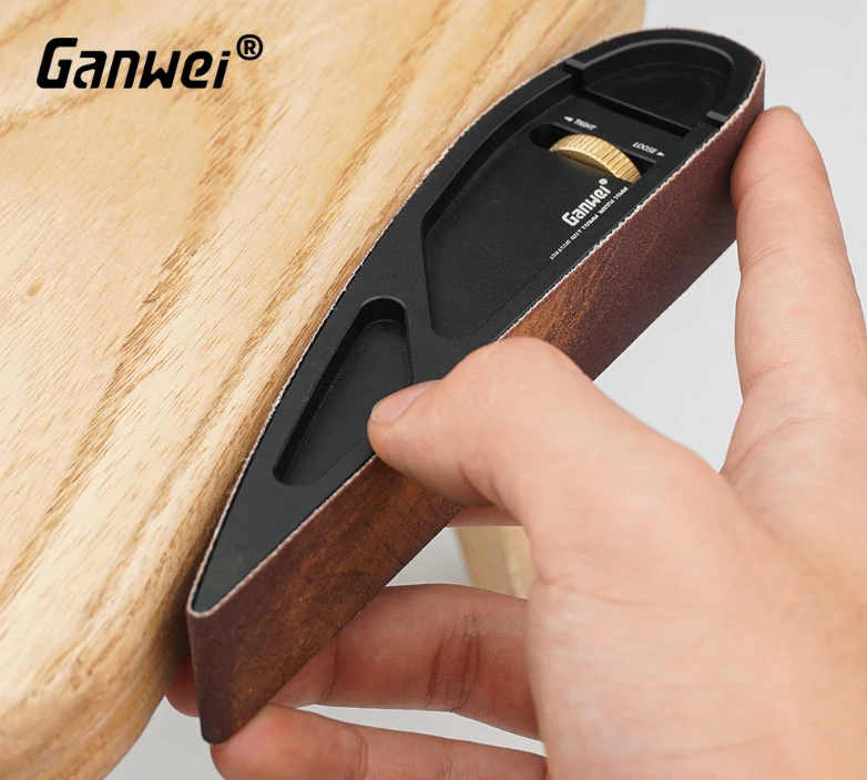 GANWEI Adjustable Sandpaper Holder | Manual Curve Sander for Woodworking & Polishing - Image 2