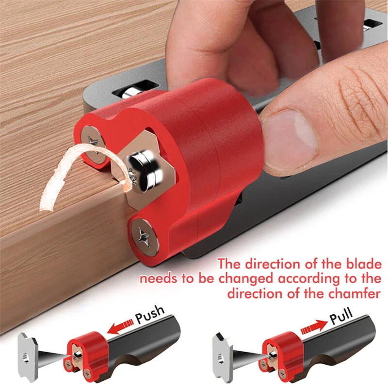 Woodworking Trimming Knife - Manual Planer & Chamfer Tool | Handheld Deburring Scraper - Image 5