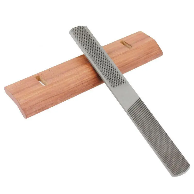 NEWACALOX Mini 4-in-1 Woodworking File Set - Alloy Square Flat Half Round Needle Files - Image 2